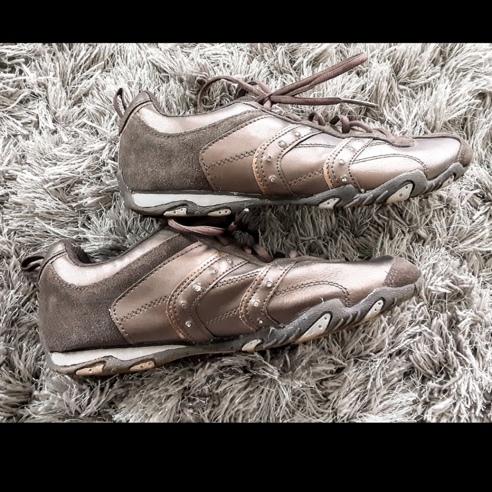 Athletic Works bronze & brown w/rhinestones